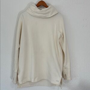 Bench Cream Funnel/Cowl Neck Sweatshirt Size Medium